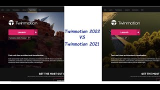 Twinmotion 20221 Preview1 VS Twinmotion 202114 [upl. by Damales498]