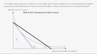 Income and Substitution Effects with an Inferior Good  Intro to Microeconomics [upl. by Virgil]