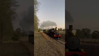 TRAINS AM22 Steam Loc0 Rx207 ‘Dean Harvey’ completes its steam test throu the Adelaide Hills 18524 [upl. by Uzzia417]