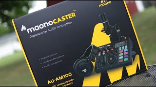 MaonoCaster Portable Podcast Studio Review Excellent [upl. by Otxilac835]