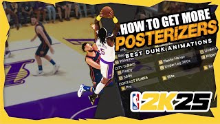 NBA 2K25 NO MORE BLOCKED DUNKS BEST DUNK STYLE ANIMATIONS TUTORIAL GET MORE CONTACT DUNKS [upl. by Dennard]