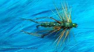 Tying a Foam Back HopperAdult Midge by Davie McPhail [upl. by Llednol241]