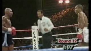 Hagler vs Leonard tiny part of final round [upl. by Eneli]