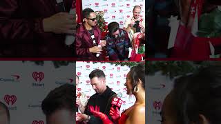 Big Time Rush Receive Some Very Special Gifts On The iHeartRadio Jingle Ball Red Carpet [upl. by Cir]