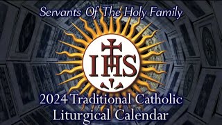 Servants Of The Holy Family 2024 Liturgical Calendar [upl. by Clawson654]