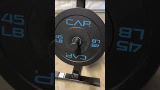 CAP Barbell 45 Rubber Olympic Bumper Plate Honest Review [upl. by Ameehs]