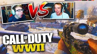 COD WW2 SNIPING 1v1  THIS WAS SO INTENSE Red Kiwiz vs Red Carl [upl. by Stella246]