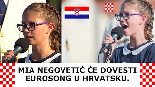 MIA NEGOVETIĆ ĆE DOVESTI EUROSONG U HRVATSKU [upl. by Anwahsiek]