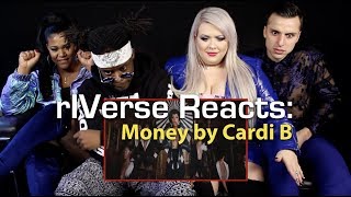 rIVerse Reacts Money by Cardi B  MV Reaction [upl. by Ahsinna741]