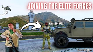 Joining the Elite Forces in GTA 5 – Military Base Takeover ⏐ Franklin Joins Military ⏐ GTA V [upl. by Intyre]