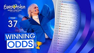 Eurovision 2024 Winning ODDS After the Rehearsals TOP 37 [upl. by Wanids]