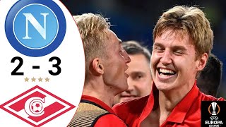 NAPOLI VS SPARTAK MOSCOW 2  3  Extended Highlight amp All Goals UEL 2021 [upl. by Bergen]