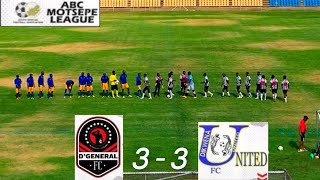 DGeneral FC vs Dikwena United FC  ABC Motsepe League  Full Game [upl. by Lisle958]