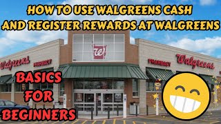 How to Use Walgreens Cash amp Register Rewards at Walgreens  Walgreens Couponing Tutorial [upl. by Sirovat240]