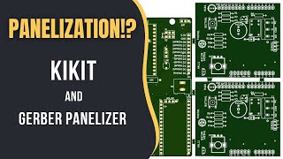 19 How to Panelize using Kikit amp Gerber Panelizer  Multiboard  pcbcupid [upl. by Filippa]