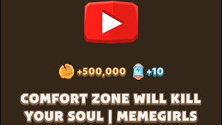 Comfort Zone Will Kill Your Soul  Memegirls Code  Comfort Zone Will Kill Memefi Youtube Video Code [upl. by Phemia]