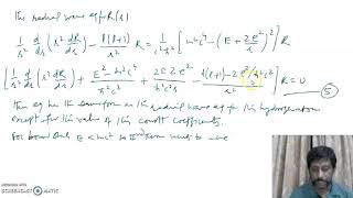 1 Klein Gordon Equation Hydrogen like atom Part1 [upl. by Kerwin]