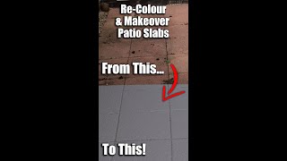 Patio Slabs Makeover  Restore Concrete Paving Slabs  Avoid Expensive Replacement [upl. by Myers]