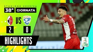 Bari vs Brescia 20  I pugliesi trovano la spinta per i playout  HIGHLIGHTS SERIE BKT 2023  2024 [upl. by Utimer]