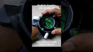 Ben 10 OMNITRIX with all aliens ben10 toys diy [upl. by Nyluqcaj]