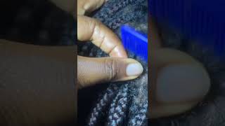 Asmr scratching on old braids headscratching asmr relaxing dandruff [upl. by Johnnie852]