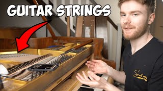 Testing out the guitarbass string piano 20 [upl. by Aninep]