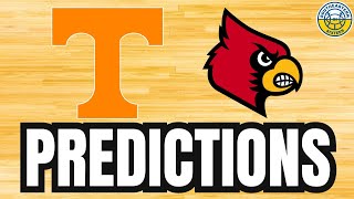 Tennessee vs Louisville PREDICTION  2024 SEC Basketball Predictions [upl. by Waine]