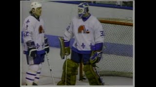 Bobby Smith scores late Habs beat Nordiques 198687 [upl. by Nooj]