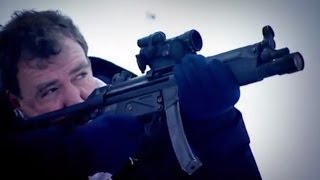 Guns amp Ice Winter Biathlon CHALLENGE  Top Gear Winter Olympics  Top Gear [upl. by Udele451]