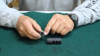 How to install a rifle compensator with Jerry Miculek [upl. by Eerahc]