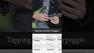 Tapping Quartal Arpeggio shorts [upl. by Hnamik738]