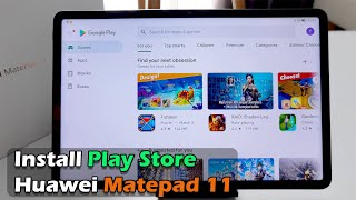 How to Install Play Store on Huawei Matepad 11 [upl. by Langdon]