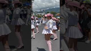 Ilobasco latín Band en desfile del comercio 😍🫶🏼 elsalvadoresbello automobile viralvideo baile [upl. by Niko]