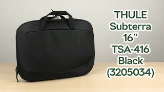 Розпаковка THULE Subterra 2 Attache 16 TSA416 Black 3205034 [upl. by Morty]