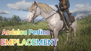 RDR2 Cheval Andalou Perlino  Emplacement [upl. by Brittni]