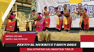 Merah Delima SMP 1 Bpn Festival Mukriya 2023 by Serumpun Lima tarikreasi anthonyrakhman1247 [upl. by Adnorahc366]