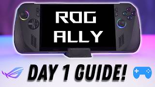 ROG ALLY Everything you need to get started [upl. by Eico659]