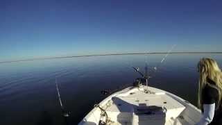 Reeling Down and Hooking Deep Water Blue Catfish with Michael amp Teri [upl. by Edik]