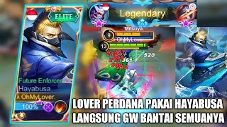 LOVER HAYABUSA TERLICIN YG BELUM PERNAH KALIAN LIHAT  WAJIB NONTON SIH  MOBILE LEGENDS [upl. by Sabu]