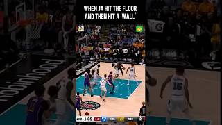 LeBron James sent Ja Morant to the floor then Ja tried to return the favor NOT QUITE 😁 reaction [upl. by Tammara667]