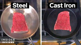 Stainless Steel VS Cast Iron Which Should You Buy [upl. by Moreville671]