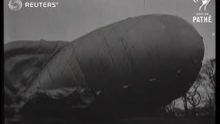 Barrage balloon out of control 1939 [upl. by Hajan495]