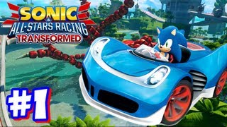 Sonic amp All Stars Racing Transformed Wii U  World Tour  Part 1 [upl. by Haret84]