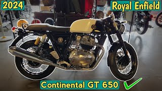 🔥2024 New Royal Enfield Continental GT 650  Price  Mileage [upl. by Aras458]