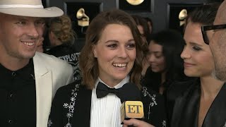 GRAMMYs 2019 Brandi Carlile Cried After Winning 3 GRAMMYs in a Row Exclusive [upl. by Atelahs]