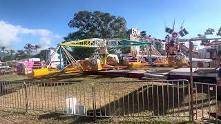 Joy Wizzer Ride At Townsville Show 2024 [upl. by Ardnasela161]