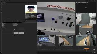 SSM VMS with Wisenet Access Control Integration Event Pop up and Unlock [upl. by Annaert]