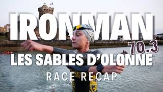 IRONMAN 703 Les Sables dOlonne  Race Recap  Julie IEMMOLO  Triathlète Professionnelle [upl. by Cerell]