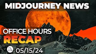 Slowly but Surely  Midjourney Office Hours Recap May 15th 2024  Midjourney News [upl. by Simon]