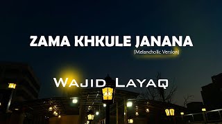 Wajid Layaq  Zama Khkule Janana Melancholic Version  Lyrics Video with English Subtitles [upl. by Eerak69]